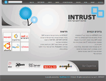 Tablet Screenshot of intrust.co.il