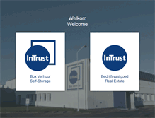 Tablet Screenshot of intrust.be